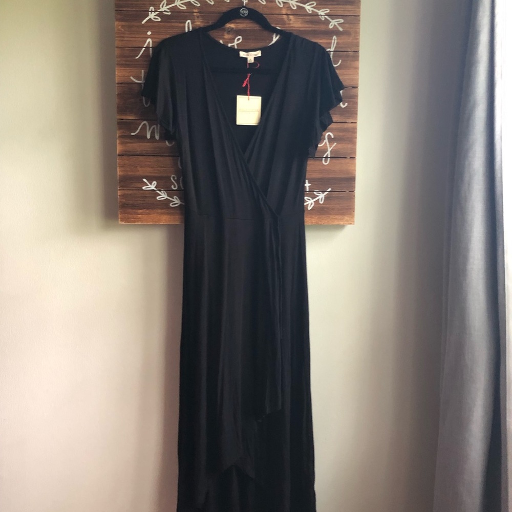 Black Wrap Dress